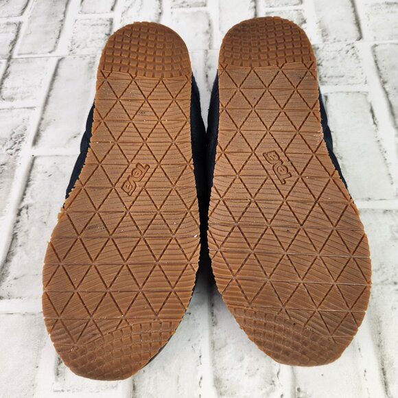 Teva ReEmber Men's Size 9 Blue Moc Shadow Quilted Slip On Slippers 1125472 - Picture 8 of 10